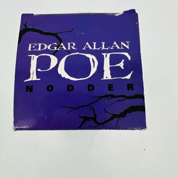 Edgar Allen Poe Bobblehead Nodder by Accoutrements Bobblehead Doll Vintage 2004 - Picture 4 of 9